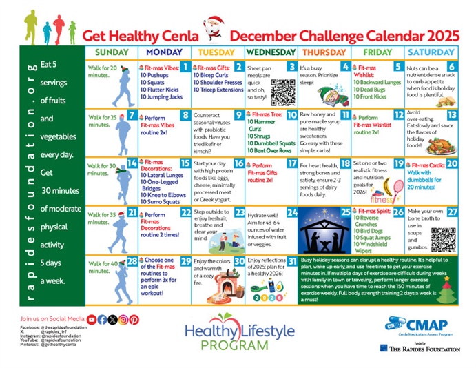 Take the "Fit-mas" Challenge in December